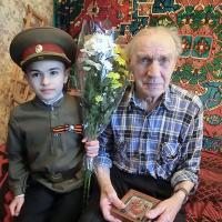 День Великой Победы - школьники посетили ветеранов