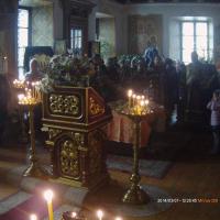 Память святого великомученика Феодора Тирона почтили в Предтеченском храме Калуги