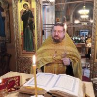 29 июня, Неделя 3-я по Пятидесятнице, день памяти преподобного Тихона Медынского, Калужского, в храме святого пророка Иоанна Предтечи были совершены праздничные богослужения, накануне вечером было совершено всенощное бдение с литией, предстоял настоятель храма, игумен Мефодий (Пронькин), сослужили ему иерей Александр Беляев и иерей Павел Степанюк.
