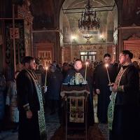 23 февраля, вечером, в храме святого пророка Иоанна Предтечи, было совершено последование Великого повечерия, за которым читается канон преподобного Андрея Критского. Канон разделяется на четыре части и соответственно прочитывается с понедельника по четверг. На первой седмице Великого поста, вечерние богослужения переносятся на 18 часов вечера - дабы каждый желающий смог попасть в храм и проникнуться песнью покаяния.