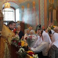 В День Славянской письменности и культуры, День Святых Равноапостольных Кирилла и Мефодия – учеников славянских большая семья прихода храма Святого пророка Иоанна Предтечи, после Литургии и крестного хода, поздравила настоятеля храма игумена Мефодия, секретаря Калужской Епархии с Днем его небесного покровителя.