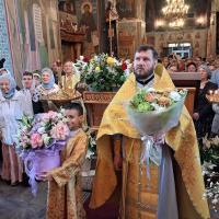 Ежегодно 24 мая в нашей стране отмечается День славянской письменности и культуры, и Православная Церковь празднует день равноапостольных Мефодия и Кирилла, учителей Словенских. Святые братья составили славянскую азбуку и перевели на славянский язык Евангелие, Апостол, Псалтирь и избранные службы, а также Ветхий Завет, Номоканон (Правила святых отцов) и святоотеческие книги (Патерик).  Своё тезоименитство в этот день празднует Святейший Патриарх Московский и всея Руси Кирилл, а также настоятель нашего храма игумен Мефодий.