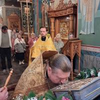 16 августа, Неделя 11-я по Пятидесятнице. В храме святого пророка Иоанна Предтечи были совершены Воскресные богослужения - всенощное бдение, совершенное соборно клиром храма, возглавил настоятель храма, игумен Мефодий (Пронькин).  Утром были совершены две Божественные литургии.