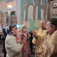 5 октября, Неделя 18-я по Пятидесятнице, отдание праздника Воздвижения Животворящего Креста Господня, в храме святого пророка Иоанна Предтечи были совершены Воскресные богослужения - всенощное бдение, совершенное соборно клиром храма, возглавил настоятель храма, игумен Мефодий (Пронькин).
